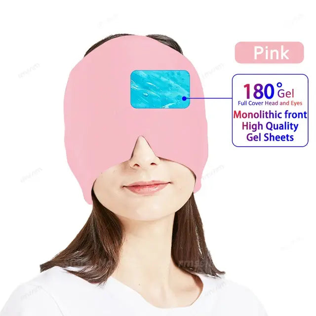 🧢 Migraine Relief Hat Upgraded Odorless Migraine Ice Head Wrap, Headache Relief Hat for Migraine, Headache