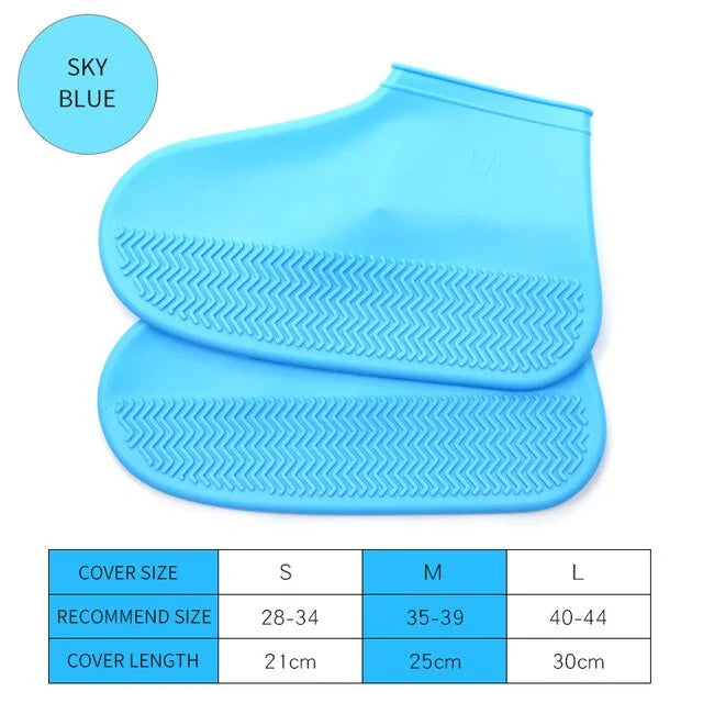 👞 Waterproof Shoe Cover Reusable Foldable Non-Slip Rain Shoe Covers Protectors Overshoes Rain Galoshes for Kids Men and Women