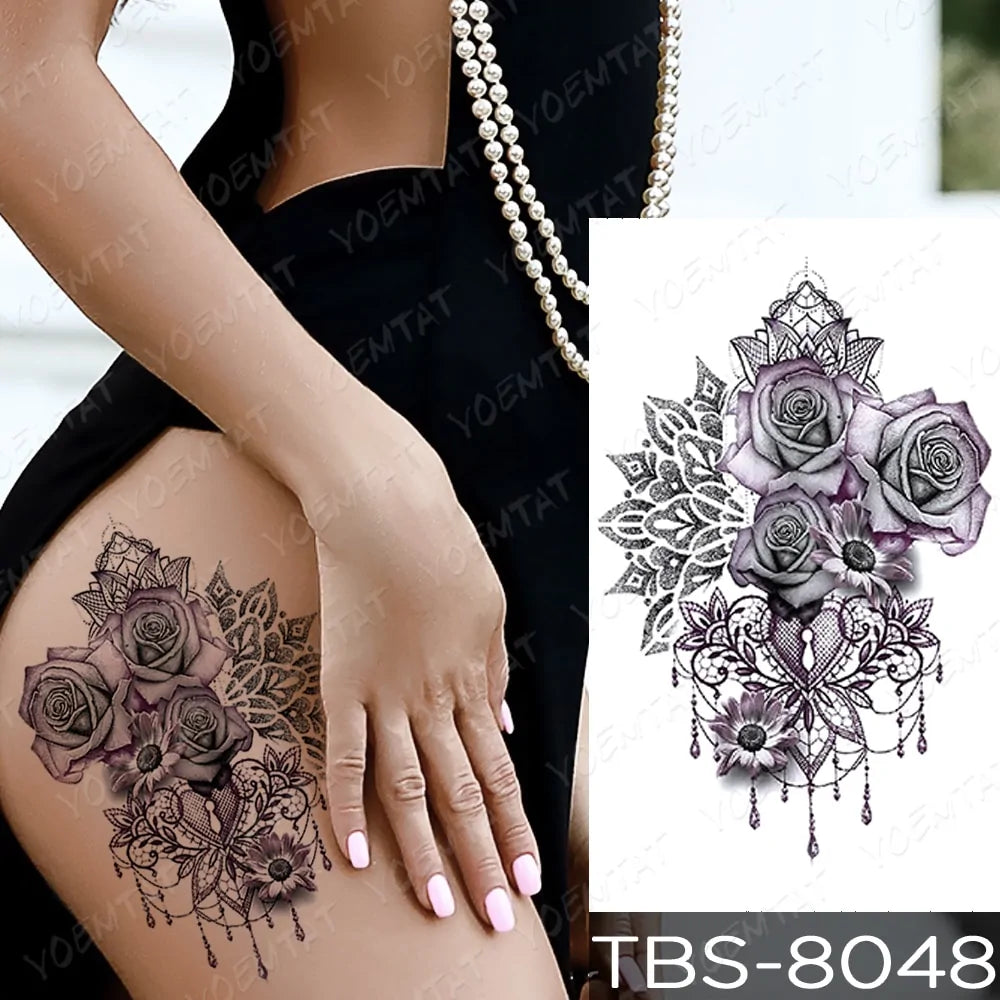 💧 Waterproof Temporary Tattoo Sticker Extra Large Waterproof Temporary Tattoos Full Arm Fake Tattoos Stickers for Men and Women