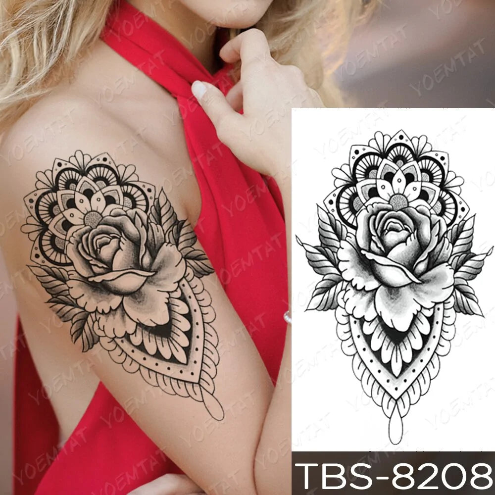 💧 Waterproof Temporary Tattoo Sticker Extra Large Waterproof Temporary Tattoos Full Arm Fake Tattoos Stickers for Men and Women