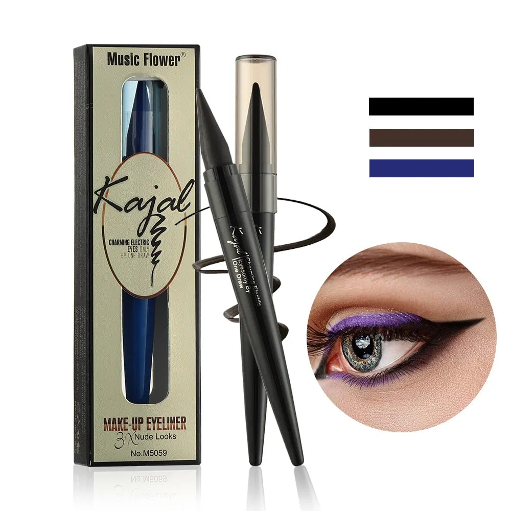 Waterproof Eyeliner Pencil - Matte, Quick Drying, Smudge-proof