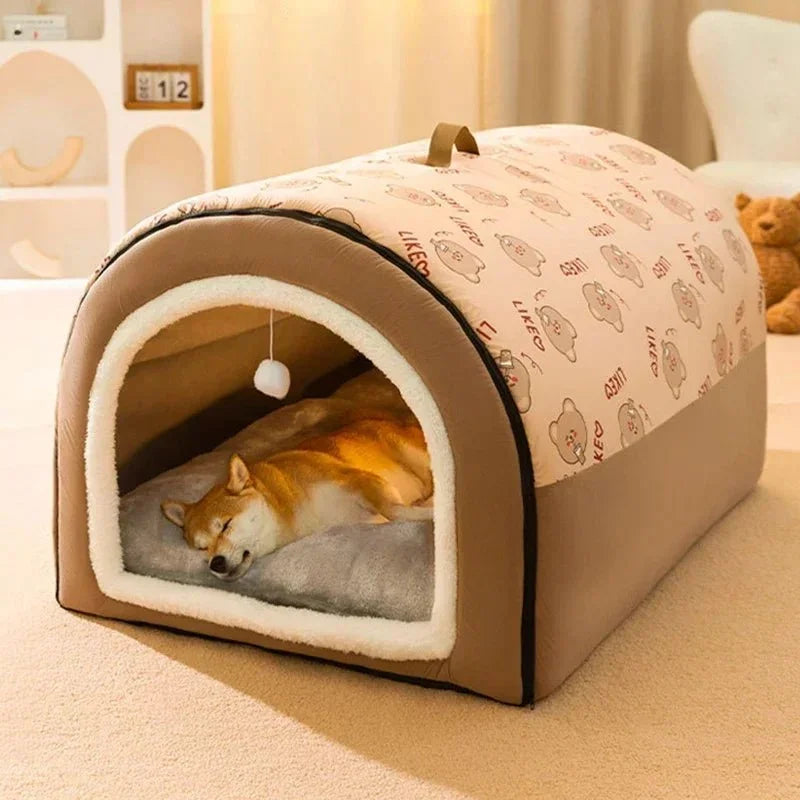 🐱 Pet Nest Heated Cat Bed for Indoor Cats & Kittens, 2-in-1 Heated Cat Cave & Cuddler