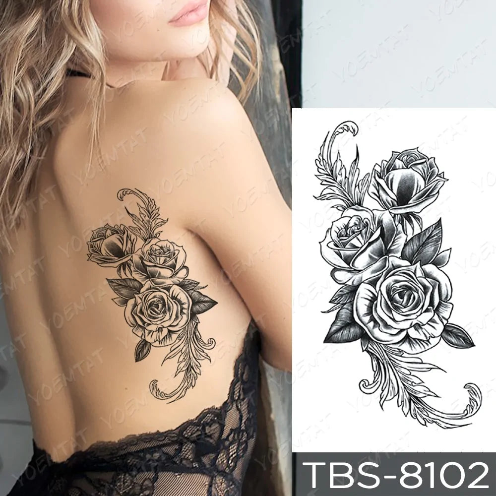 💧 Waterproof Temporary Tattoo Sticker Extra Large Waterproof Temporary Tattoos Full Arm Fake Tattoos Stickers for Men and Women