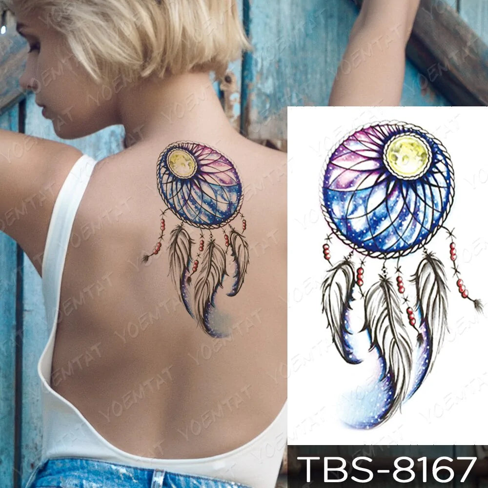 💧 Waterproof Temporary Tattoo Sticker Extra Large Waterproof Temporary Tattoos Full Arm Fake Tattoos Stickers for Men and Women