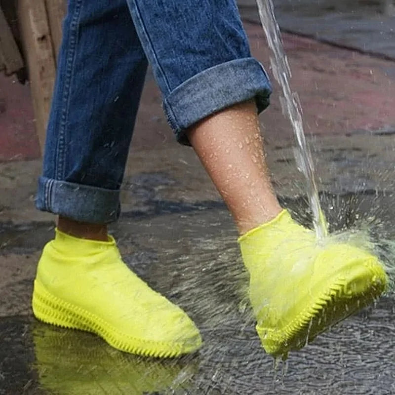 👞 Waterproof Shoe Cover Reusable Foldable Non-Slip Rain Shoe Covers Protectors Overshoes Rain Galoshes for Kids Men and Women