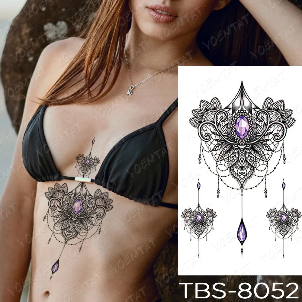 💧 Waterproof Temporary Tattoo Sticker Extra Large Waterproof Temporary Tattoos Full Arm Fake Tattoos Stickers for Men and Women