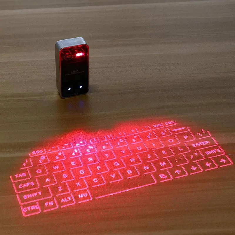 ⌨️ Virtual Laser Keyboard Virtual Wireless Bluetooth Portable Projection Keyboard for Smartphone PC Tablet Laptop