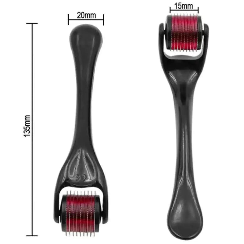 🌟 Titanium Microneedle Derma Roller Titanium Needles Face Beard Roller For Home Use 0.25mm Brighten, Rejuvenating, Smoothening