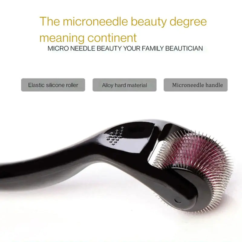 🌟 Titanium Microneedle Derma Roller Titanium Needles Face Beard Roller For Home Use 0.25mm Brighten, Rejuvenating, Smoothening