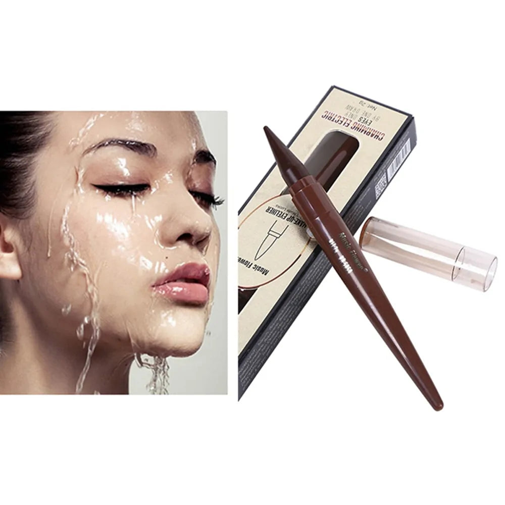 🌟 Waterproof Eyeliner Pencil - Matte, Quick Drying, Smudge-proof Fade-Proof Cream Eye Liner Pencil Smooth Easy-to-Sharpen Water Line Pencil